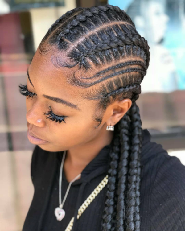 42 Catchy Cornrow Braids Hairstyles Ideas to Try in 2019 Bored Art 5