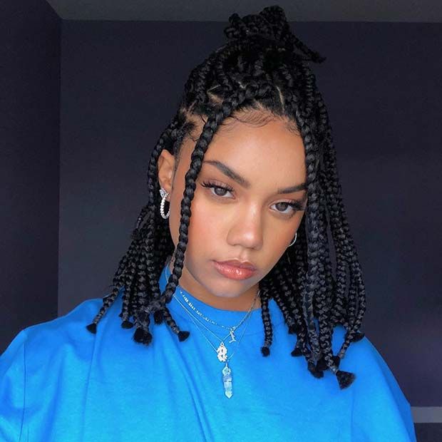 43 Cute Medium Box Braids You Need to Try Page 4 of 4 StayGlam