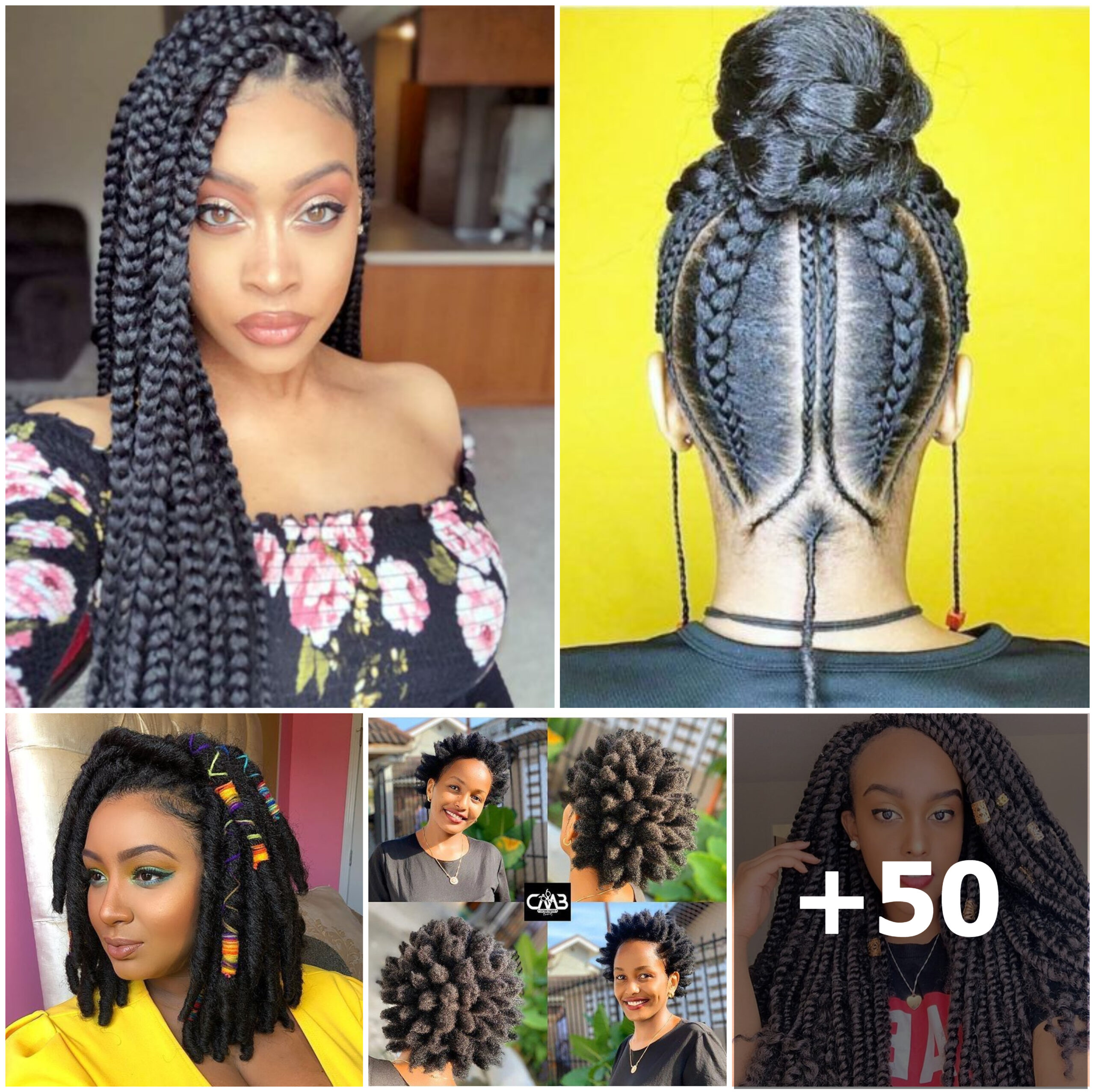 +50 PHOTOS: Stunning African braid styles for women ‎