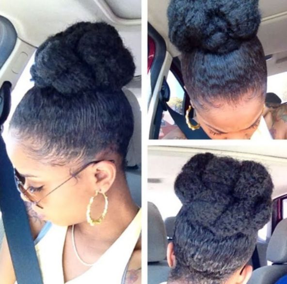 6 quick and easy afro puff updo hairstyle for black women