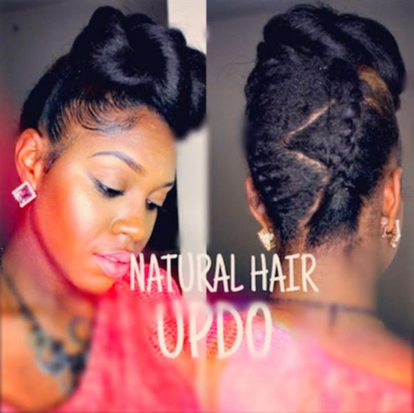 9 chunky flat twist bun updo