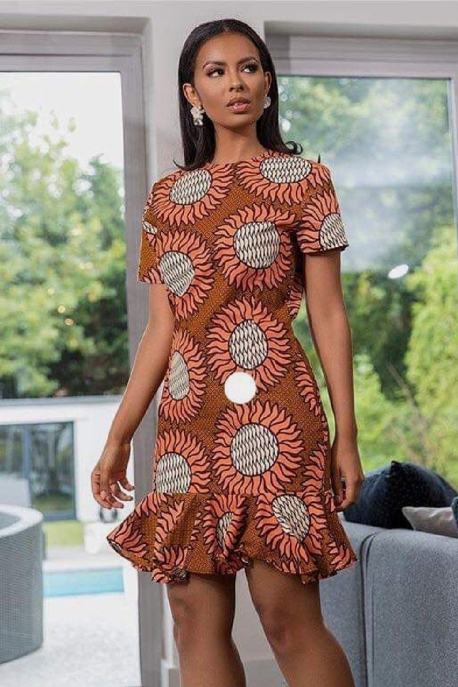 Ankara short gown