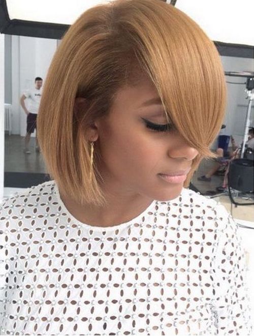 Bob Hairstyles for African American Women Black Women00048