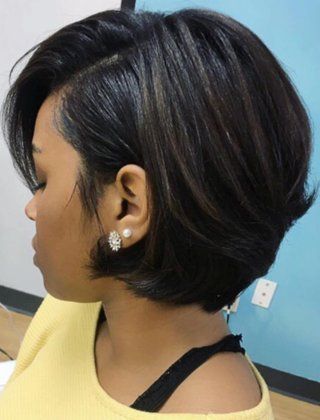 Bob Hairstyles for African American Women Black Women00070