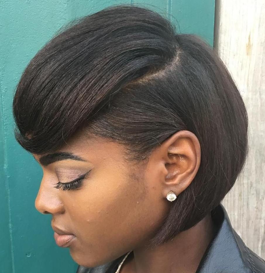 Bob Hairstyles for African American Women Black Women00118