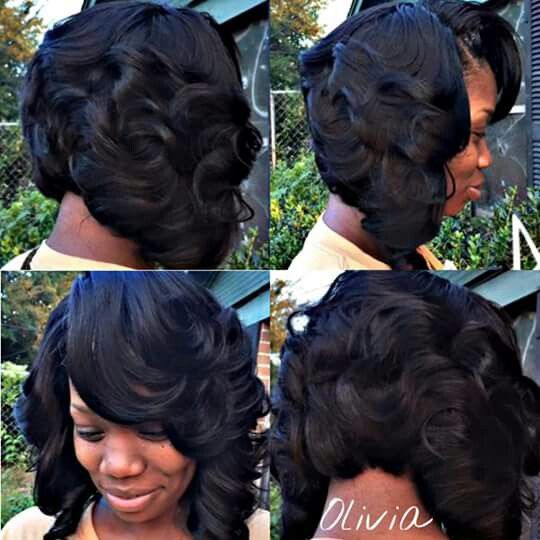 Bob Hairstyles for African American Women Black Women00153