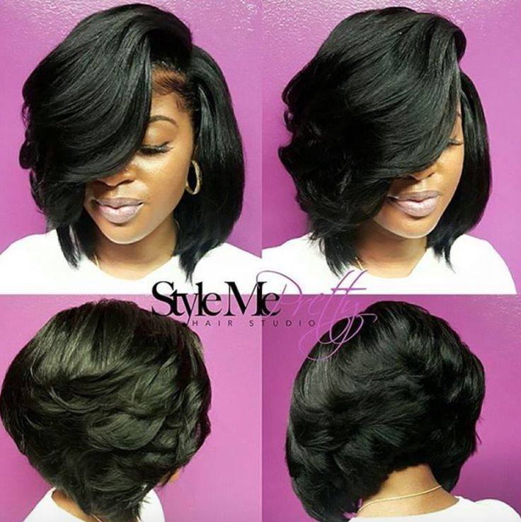 Bob Hairstyles for African American Women Black Women00157