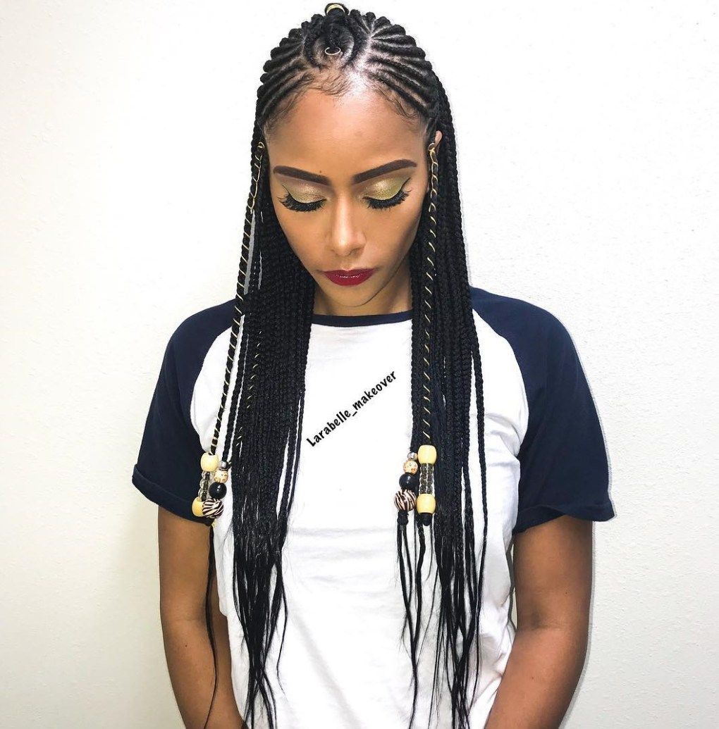 90 Box Braids Hairstyles for African American Styles 14 Braids for Black Women hairstyleforblackwomen.net 69