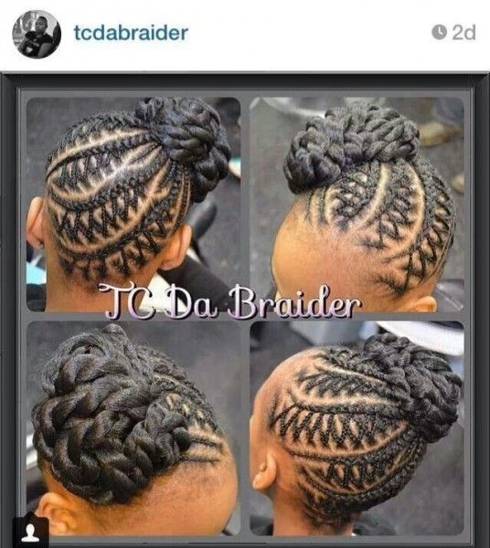 Creative Braided Updo @tcdabraider