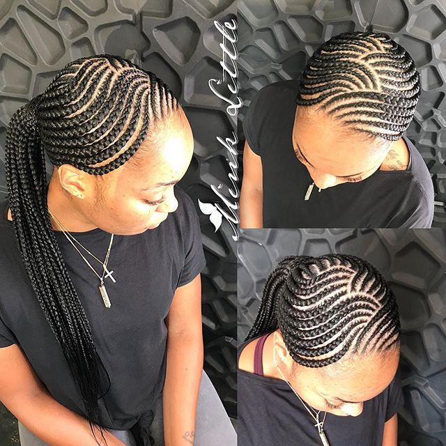 Gorgeous and Intricate Ghana Braids That You Will Love hairstyleforblackwomen.net 49