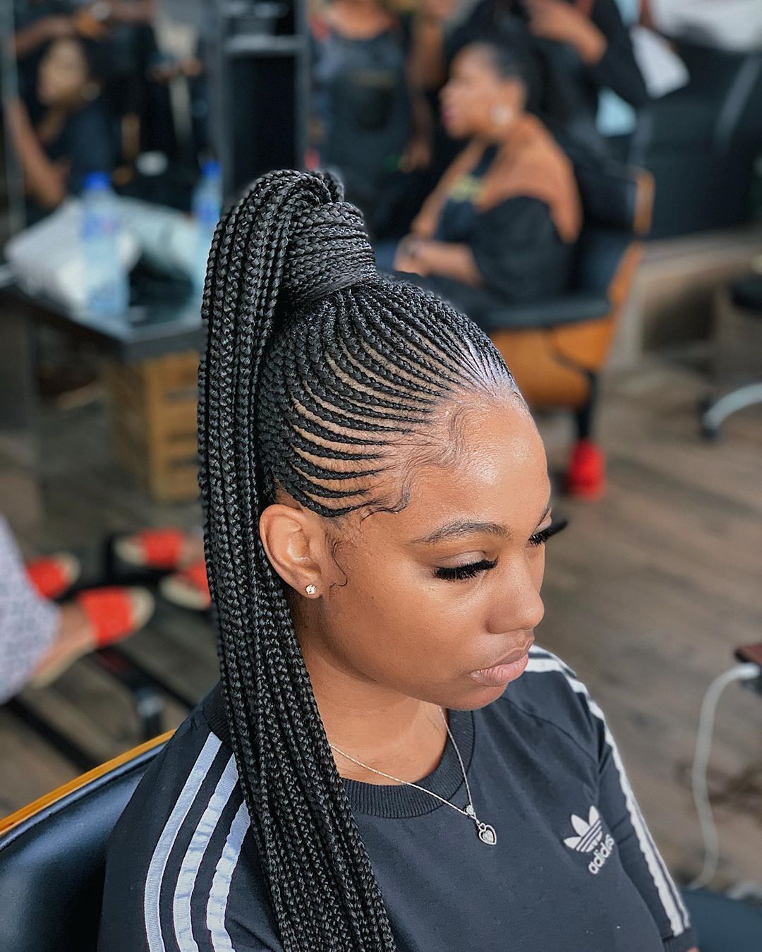 Gorgeous and Intricate Ghana Braids That You Will Love hairstyleforblackwomen.net 51