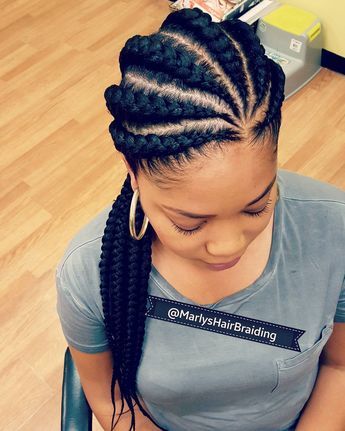 Marlys natural hair braiding’s Instagram post “80 9192715375 naturalhair protectivestyles neatbraids beautifulgirl blackhair powerfulwomen feedincornrows goddessbraids…”