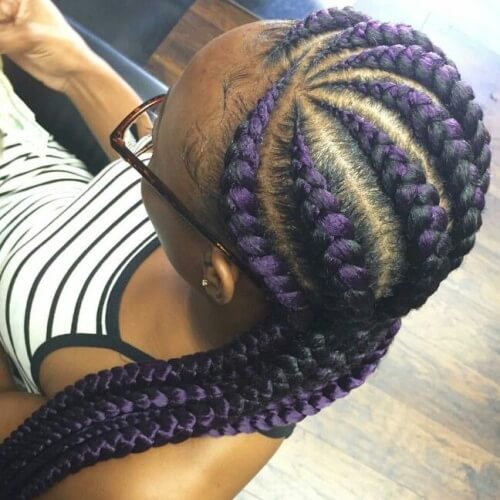 Purple Braids