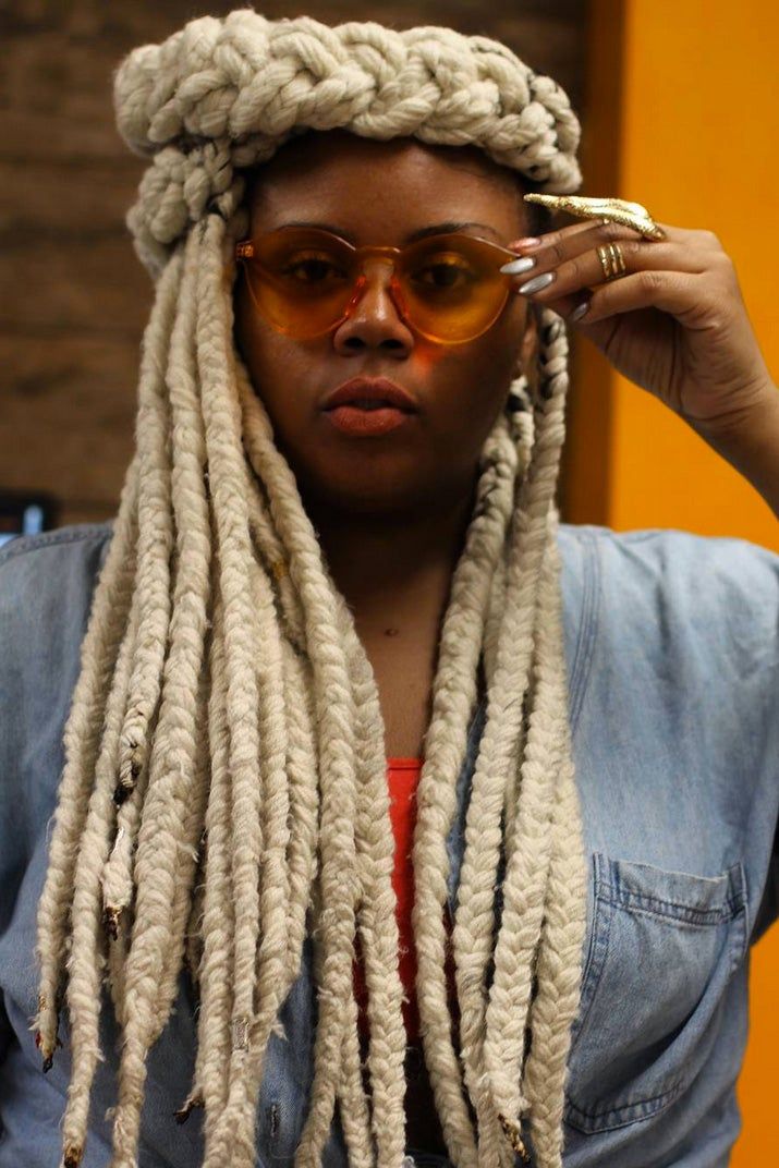 Slaying in yarn braids