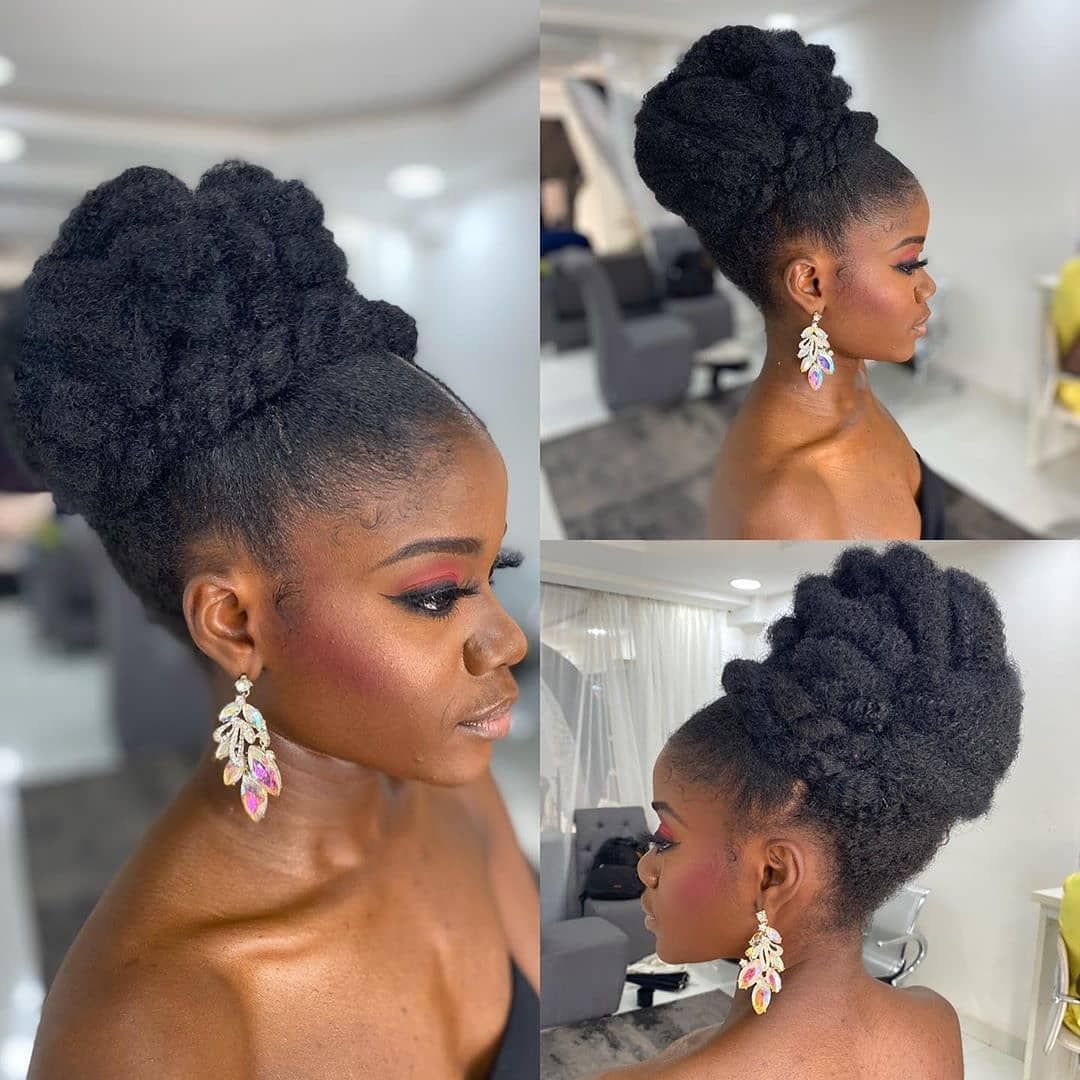 Stunning Hairstyles For Nigerian Brides this 2020 hairstyleforblackwomen.net 13