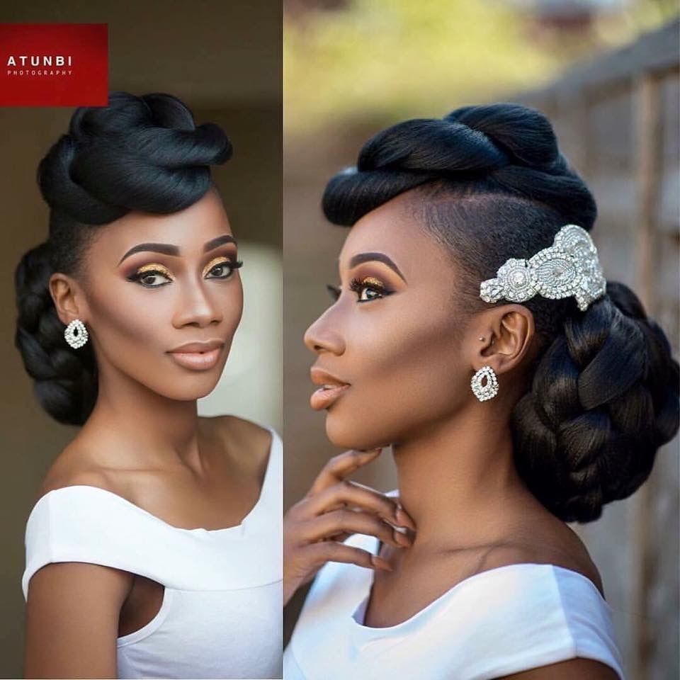 Stunning Hairstyles For Nigerian Brides this 2020 hairstyleforblackwomen.net 19