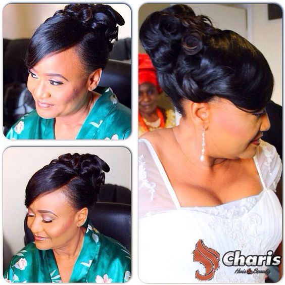 Stunning Hairstyles For Nigerian Brides this 2020 hairstyleforblackwomen.net 23