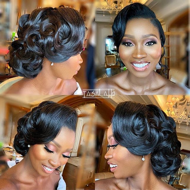 Stunning Hairstyles For Nigerian Brides this 2020 hairstyleforblackwomen.net 39