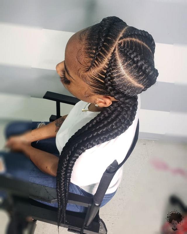 Stunningly Cute Ghanaian Braids Styles For 202101