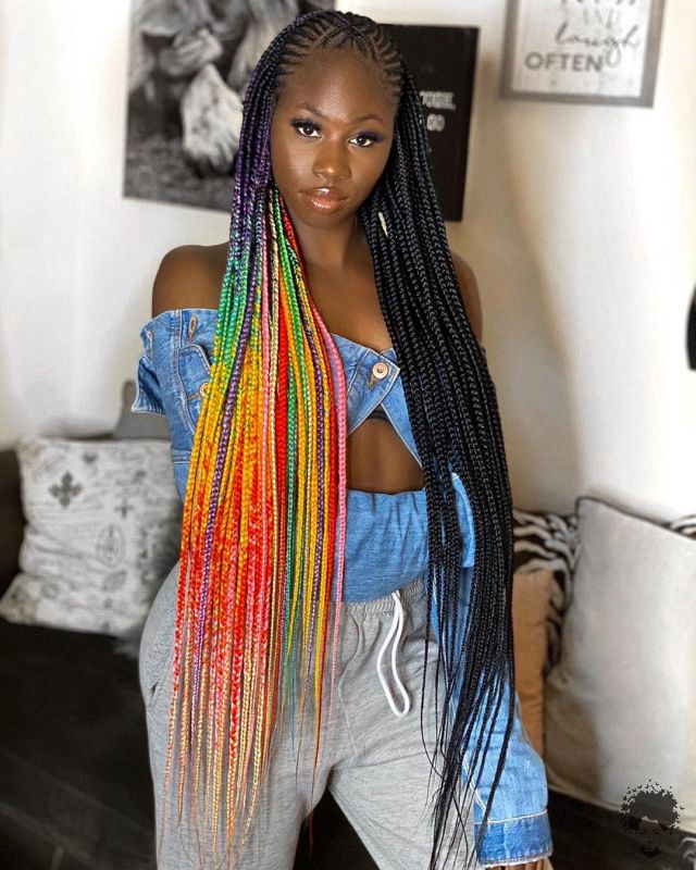 Stunningly Cute Ghanaian Braids Styles For 202109