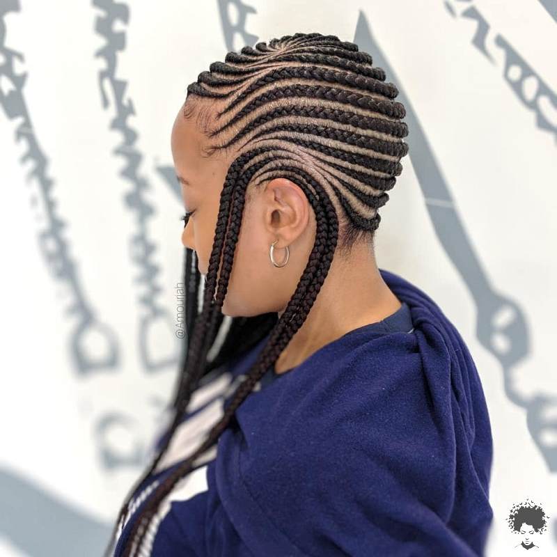 Stunningly Cute Ghanaian Braids Styles For 202127