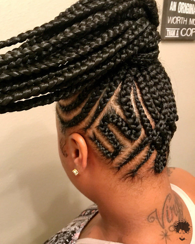 Stunningly Cute Ghanaian Braids Styles For 202135