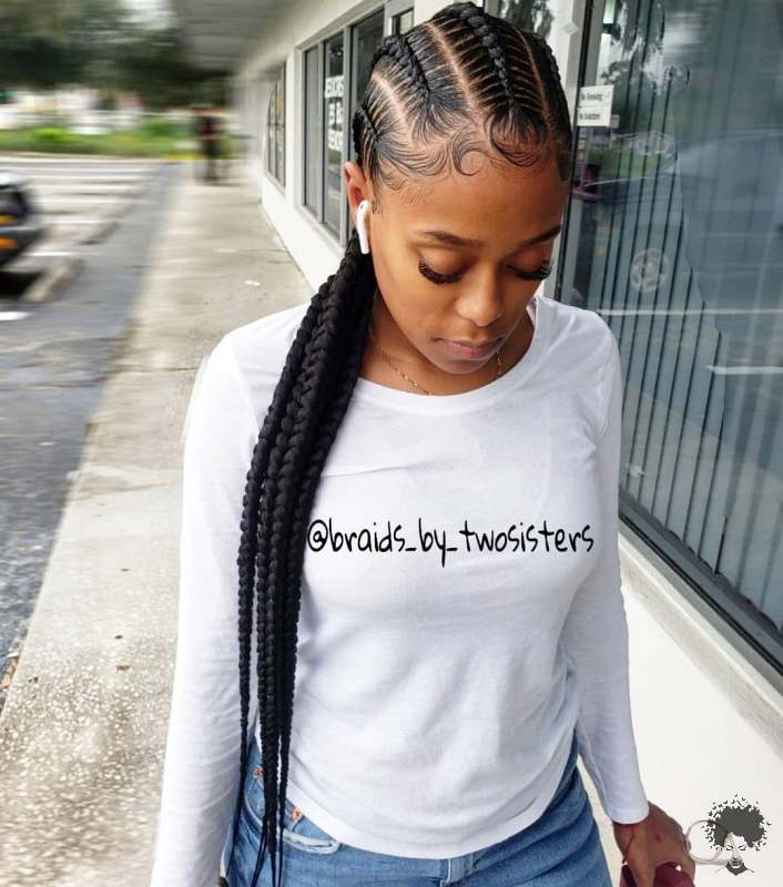 Stunningly Cute Ghanaian Braids Styles For 202136