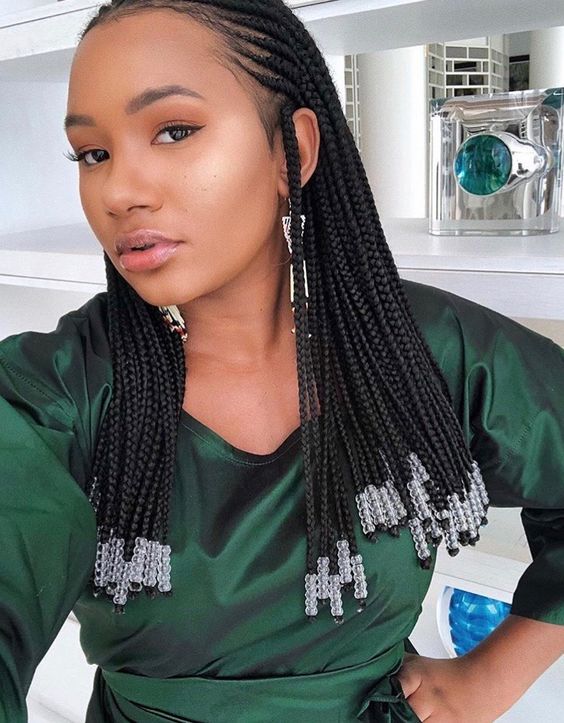 Featured image of post African American Braided Hairstyles With Beads - Carry all the vitality of the summer in your hair.