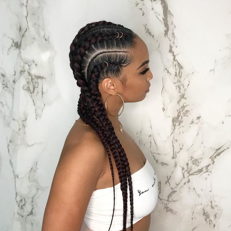 feed in braids ig braidedbytee