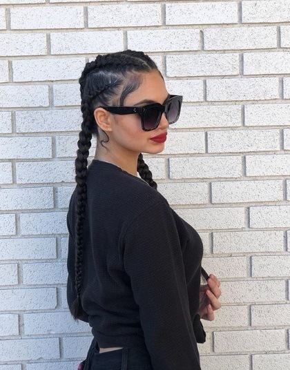 kim kardashian braids sarah bisaro