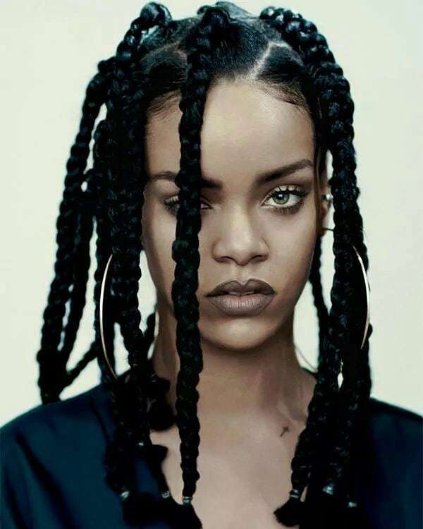 rihanna braids rialfenty