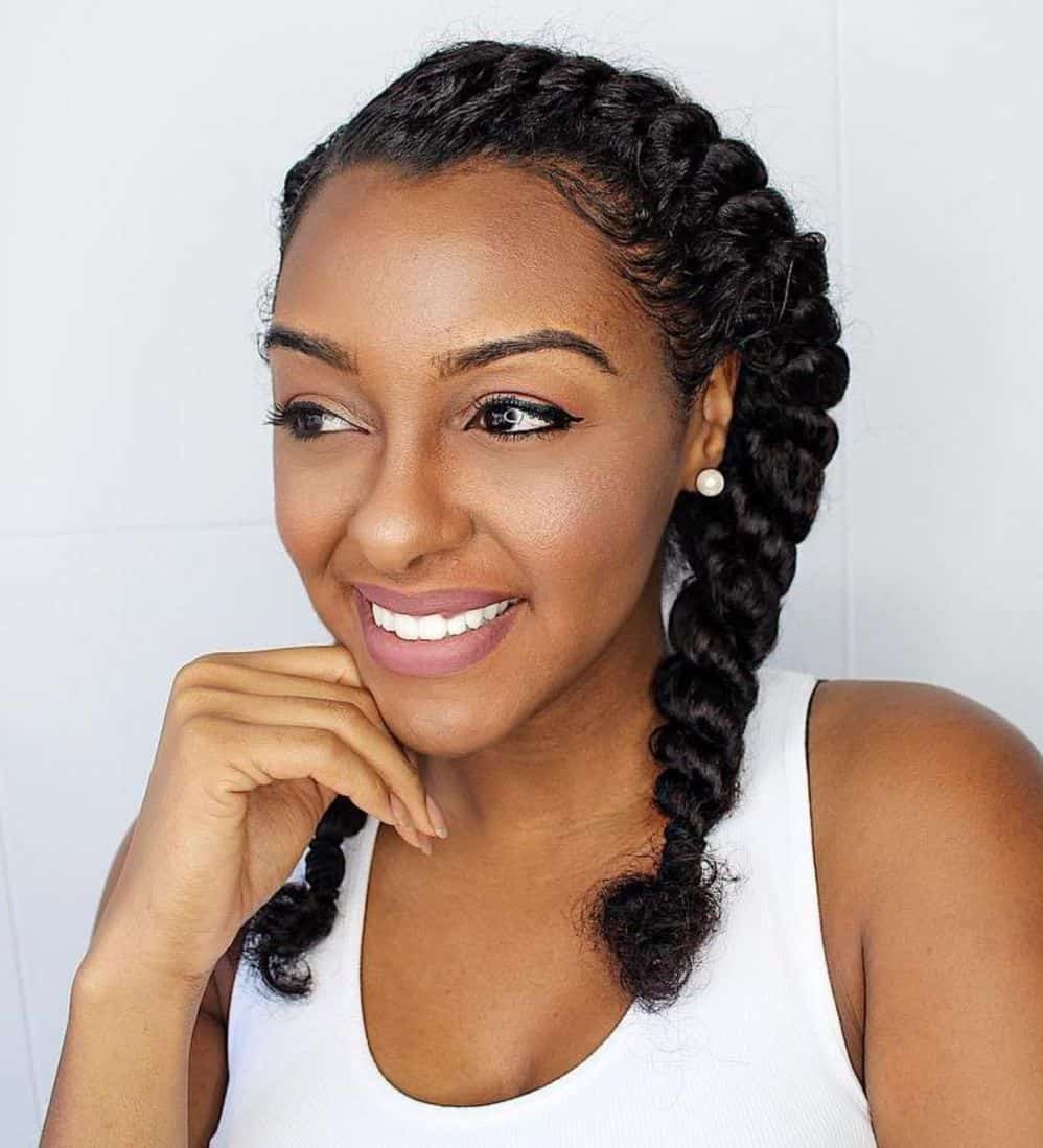 showy protective hairstyle