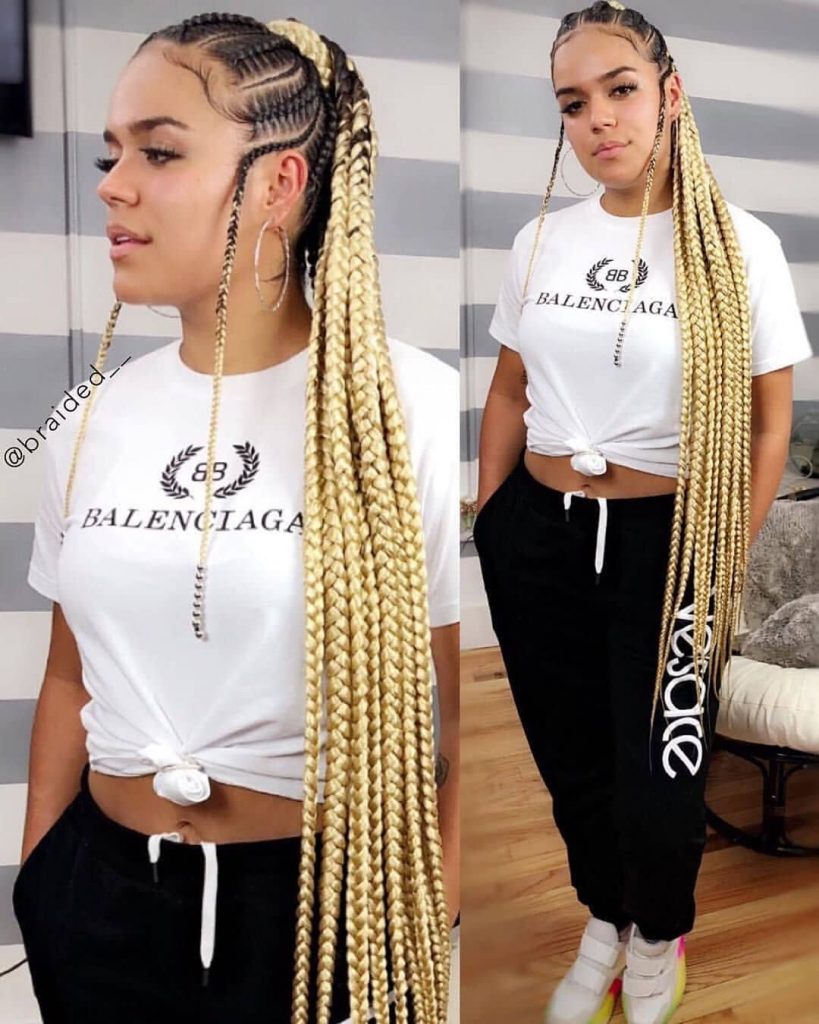17 Astonishing African Braid Black Braided Hairstyles For Ladies 2020 17 819x1024 1