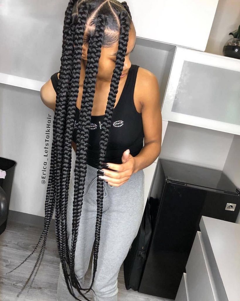 17 Astonishing African Braid Black Braided Hairstyles For Ladies 2020 4 819x1024 1