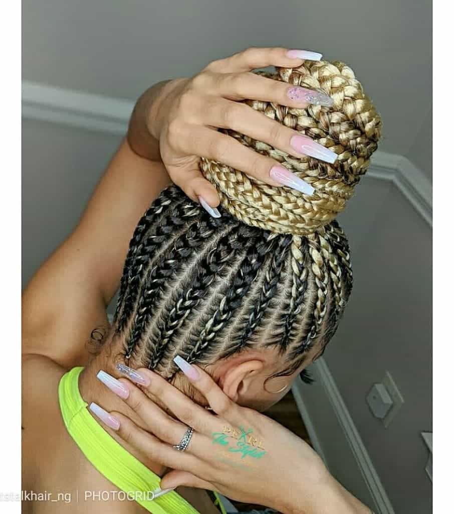 19 PHOTOS Splendid Box Braids For Ladies Black Braided Hairstyles 1