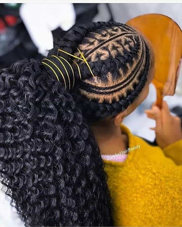 19 PHOTOS Splendid Box Braids For Ladies Black Braided Hairstyles 17