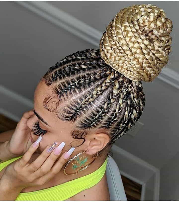 19 PHOTOS Splendid Box Braids For Ladies Black Braided Hairstyles 2