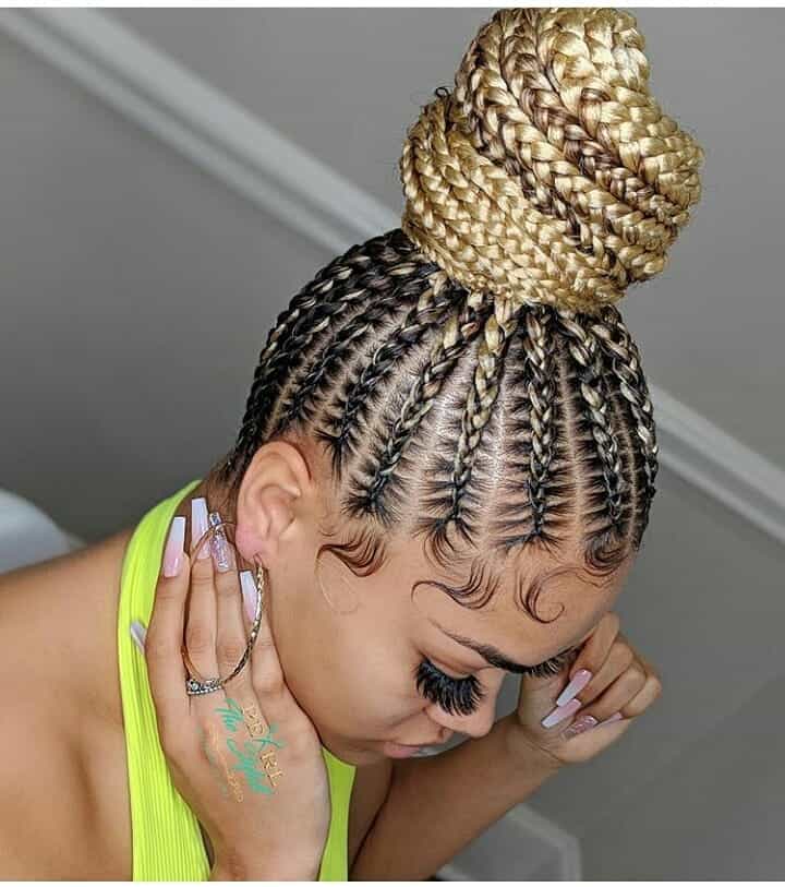 19 PHOTOS Splendid Box Braids For Ladies Black Braided Hairstyles 3