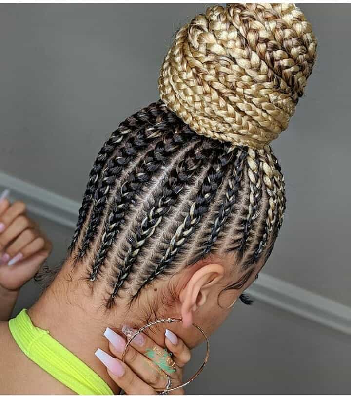 19 PHOTOS Splendid Box Braids For Ladies Black Braided Hairstyles 5