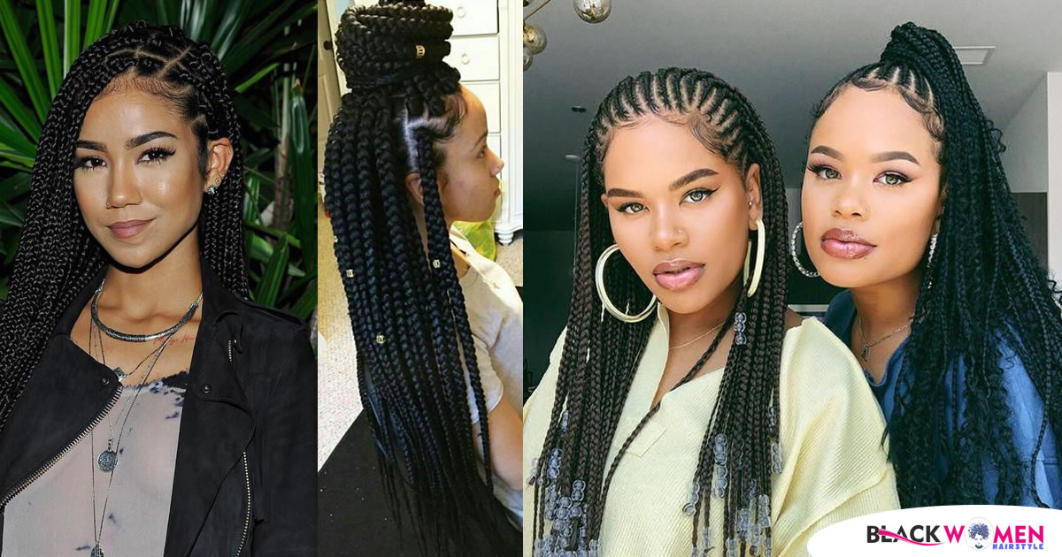 50 Hot New Protective Braid Styles For Natural Hair