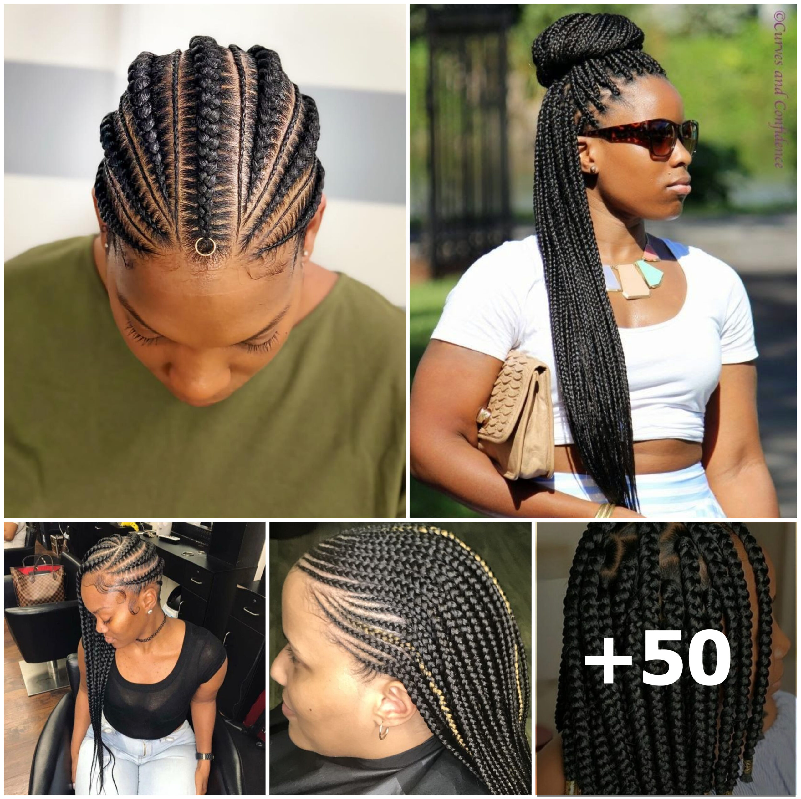 +50 PHOTOS:  Professional hair braiding ideas for ladies ‎