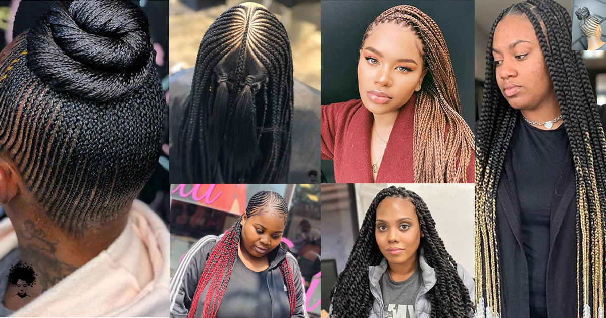 71 Best Ghana Braid Hairstyles For 2021 Amazing Ghana Braids To Try out This Season