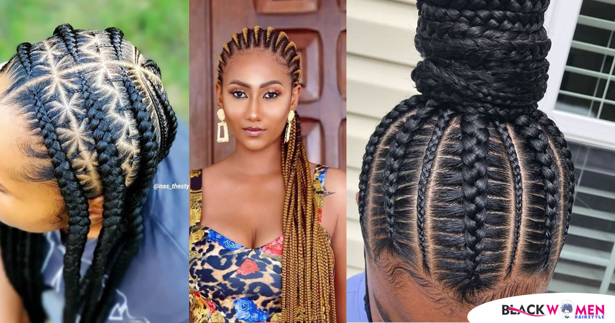 40 Best Ghana Braid Hairstyles For 2020 Amazing Ghana Braids To Try Out This Season