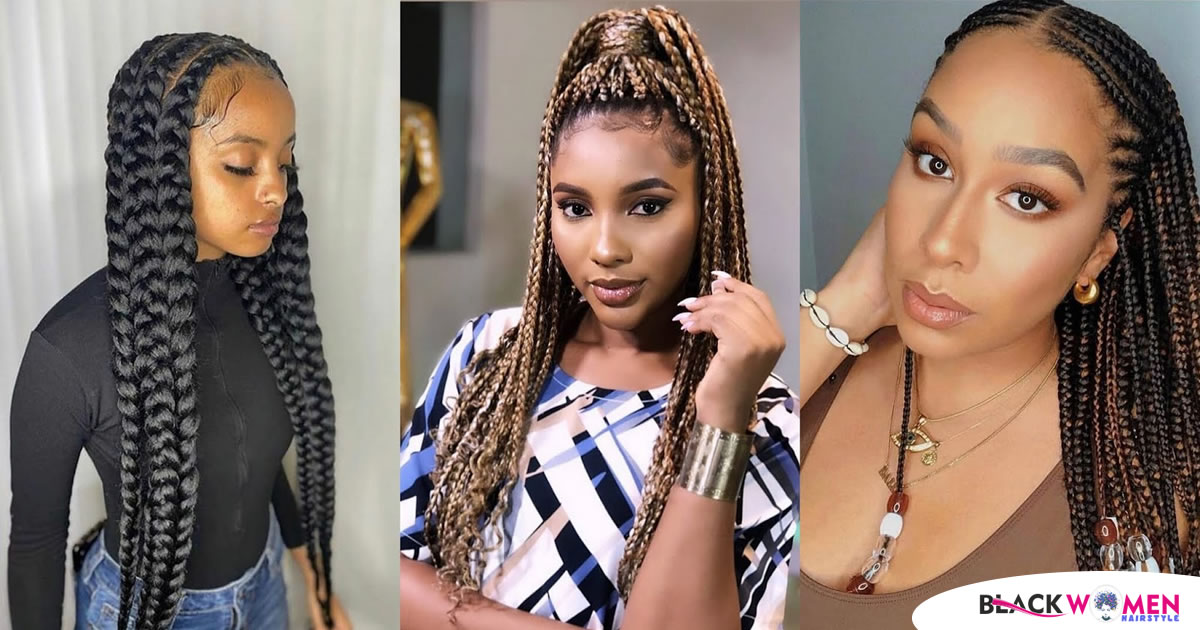 Box Braids Hairstyles 2020: Most awesome braids hairstyles you should all try