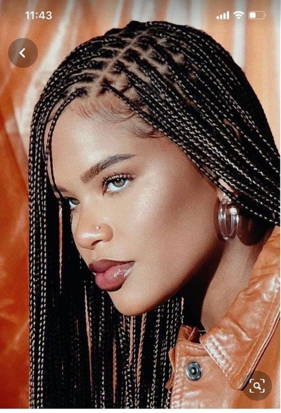Braided Wig For Black Women Knotless BraidsFull Lace WigLace Front Wig Braids Wig Small Sized Box Braids Beyonce Braids