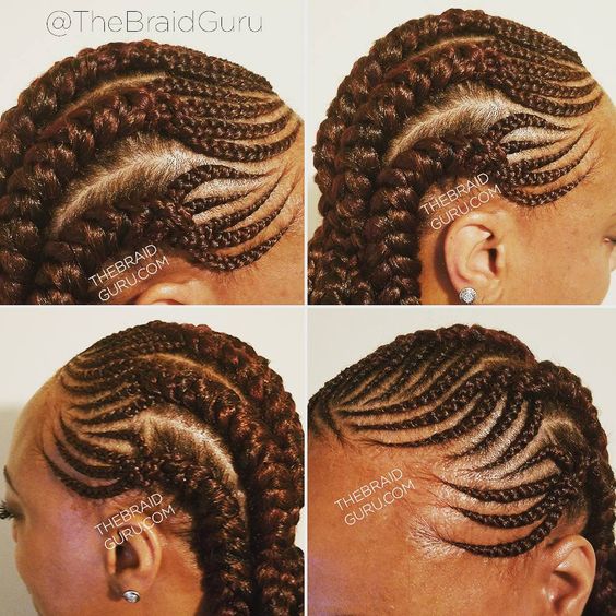 60 Amazing African Hair Braiding Styles for Women with Images 8 TheBraidGuru on nstagram My work Small and large Cornrows. Appointments available in Atlanta GA. Book online at www.TheBraidGuru.com . Link in bio. braids