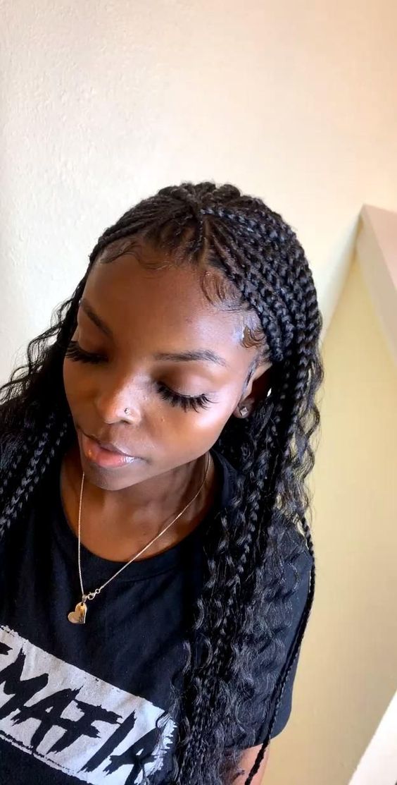 cornrows goddess braids