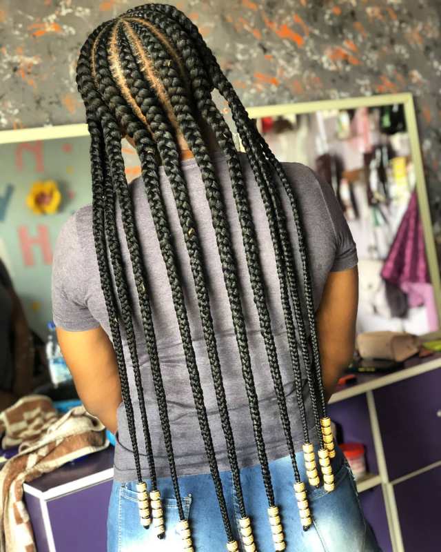 trending ghana braids hairstyles 15