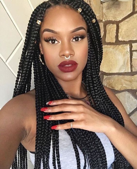 18 different ways to accessorize your box braids 2