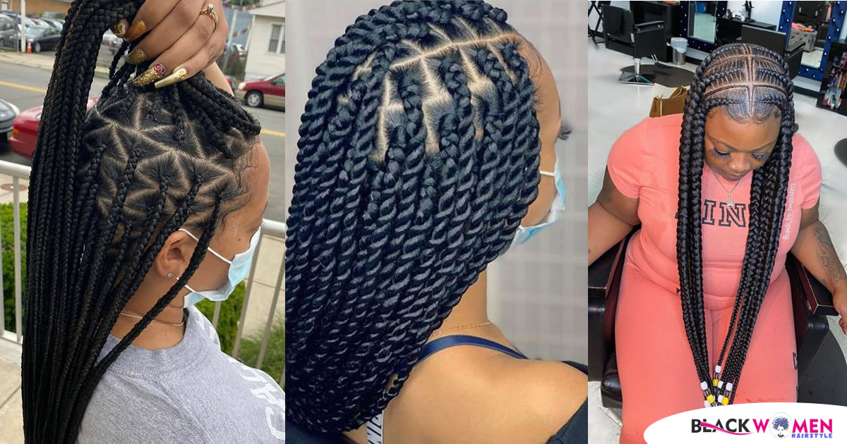 55 Latest African Braid Styles: Beautiful Braid Hairstyles For 2021